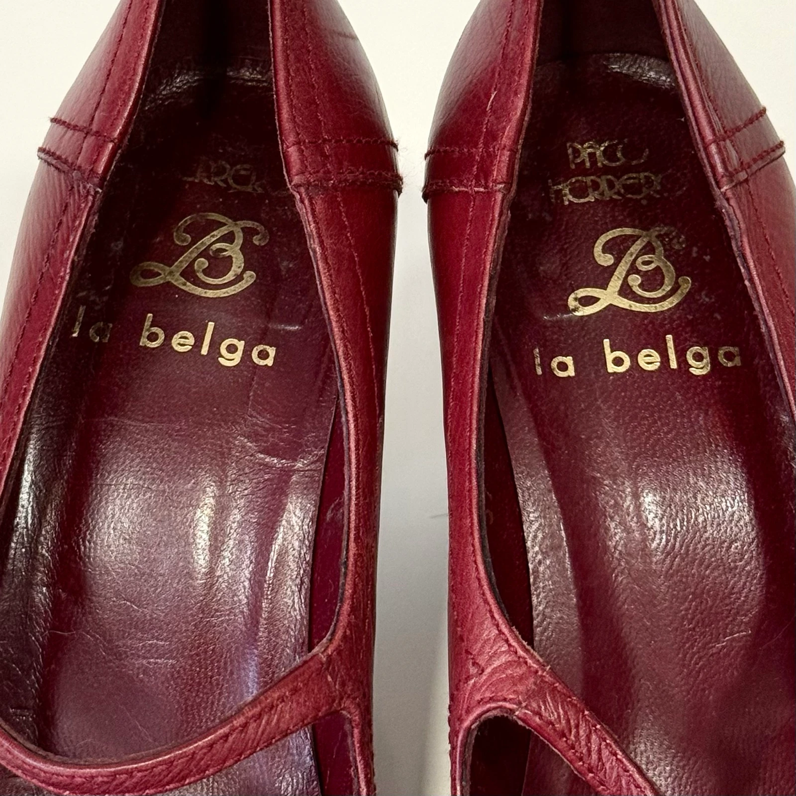 Zapatos salón piel Burdeos – photo 6